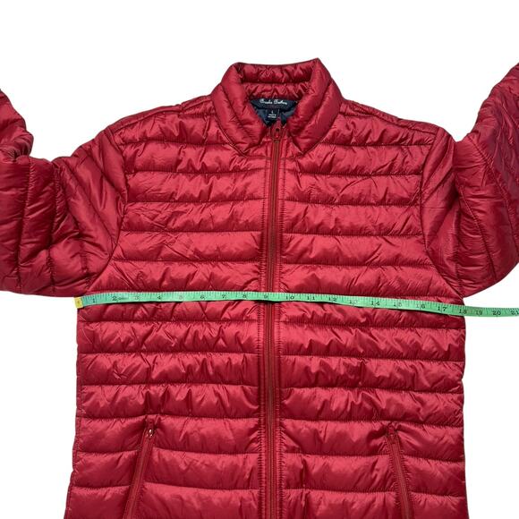 BROOKS BROTHERS Quilted Puffer Jacket in Red Size Large Kids Thermore Polyester - Picture 6 of 8